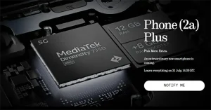 Nothing Phone (2a) Plus Launch Poster