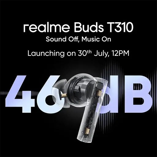 Realme Buds T310 launch banner