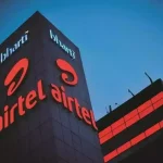 Airtel Logo on Building