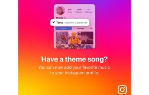 Instagram Music clip profile