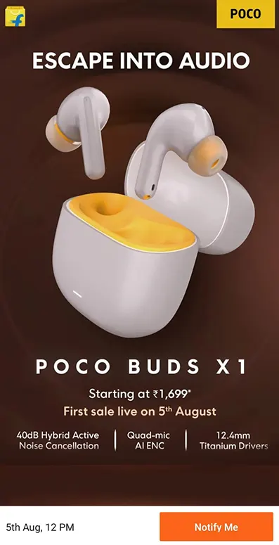 POCO Buds X1 Launch