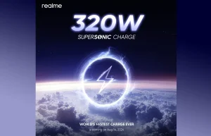 Realme 320W supersonic fast charge