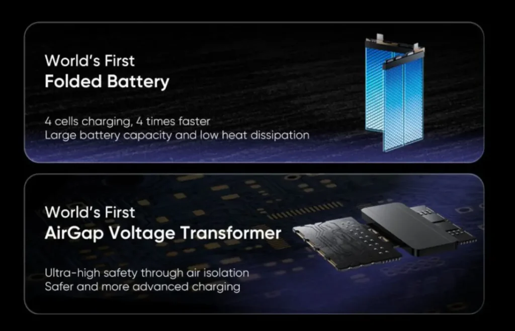 Realme Folded Battery AirGap Voltage Transformer