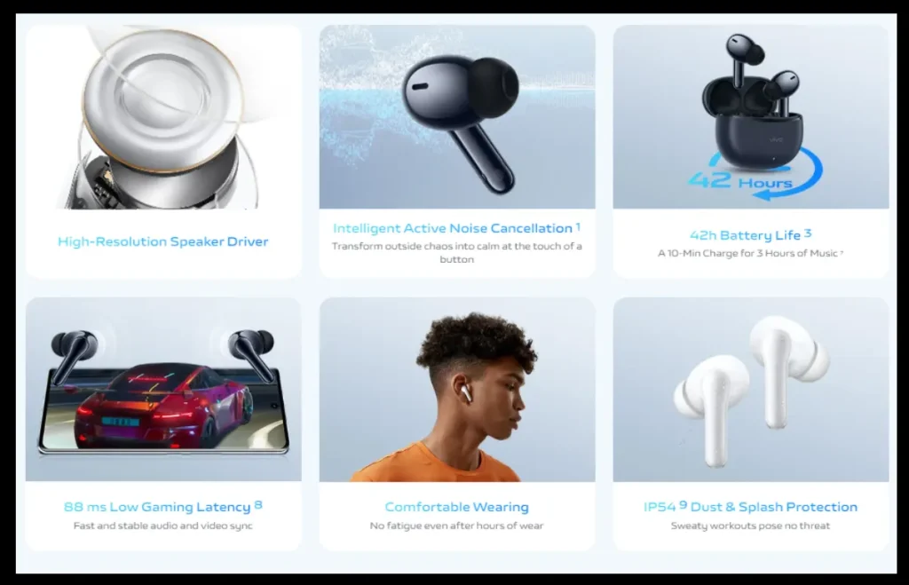 Vivo TWS 3e Features