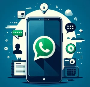WhatsApp Logo Mobile Screen