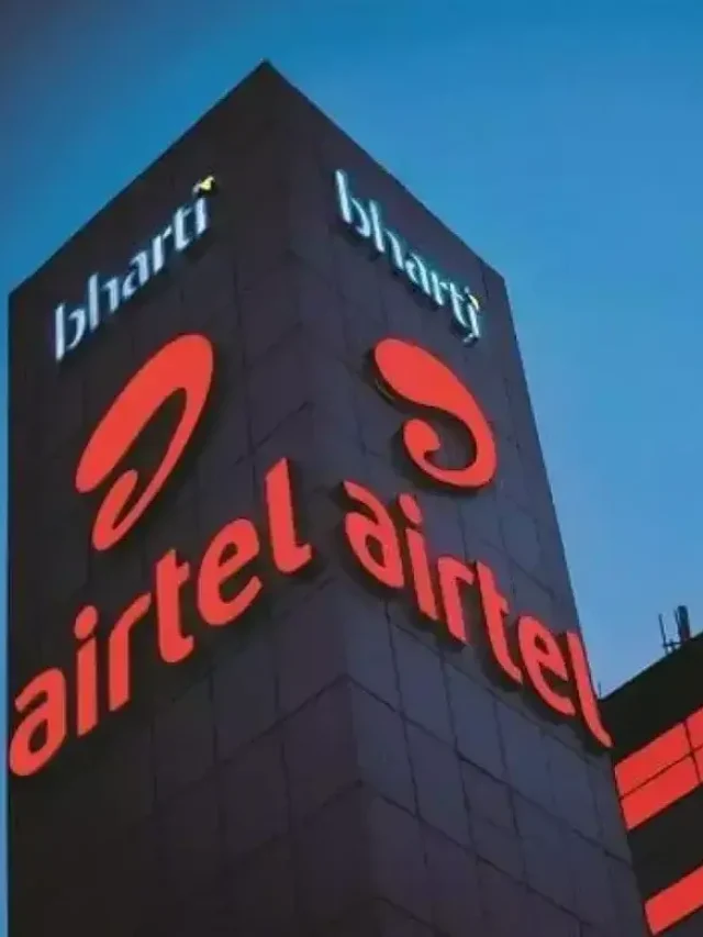 Airtel Logo on Building