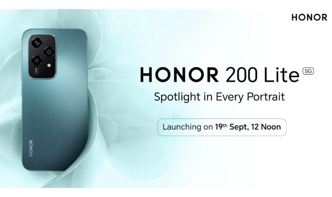 Honor 200 Lite India launch date banner