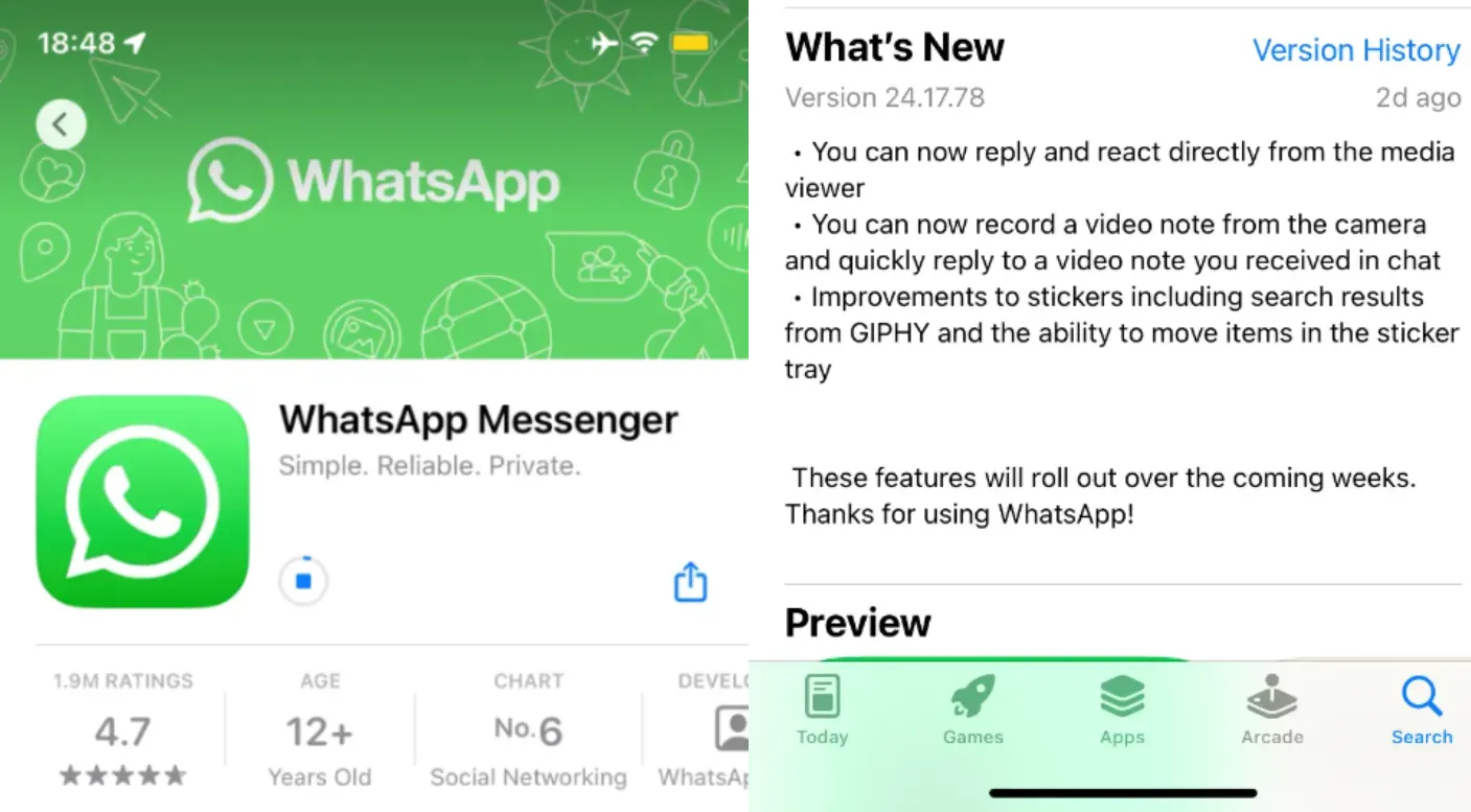 WhatsApp GIPHY Sticker