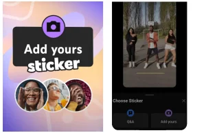 YouTube Sticker Add Yours feature