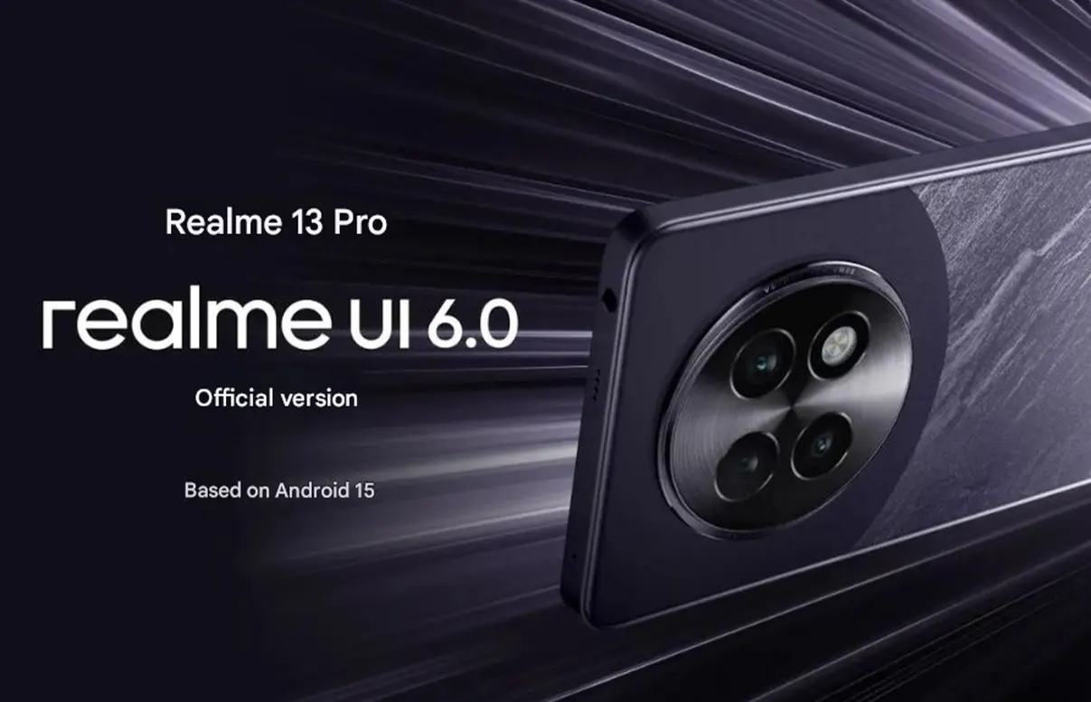 Realme 13 Pro update 6.0 Android 15