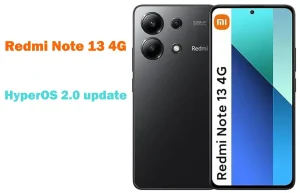 Redmi Note 13 4G HyperOS 2.0 update