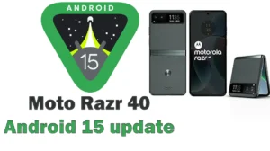 Moto Razr 40 Android 15 update