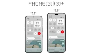 Nothing Phone (3) design and (3) Plus Design leaks