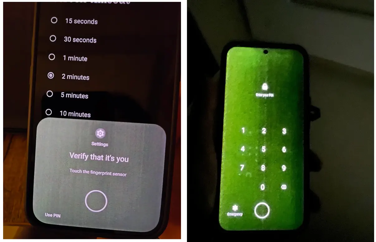 Nothing phone 2a green tint issue