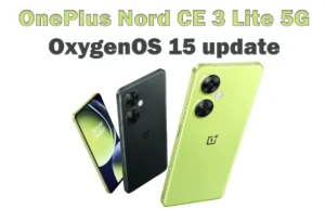 OnePlus Nord CE 3 Lite 5G Android 15 update