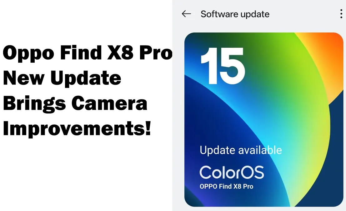 Oppo Find X8 Pro update