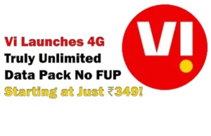 Vi unlimited plan no fup 4g data pack