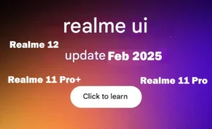 Realme UI 5.0 and 6.0 Update