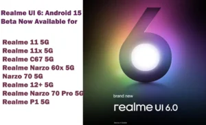 Realme UI 6.0 open beta update