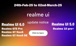 realme UI Update Feb 2025