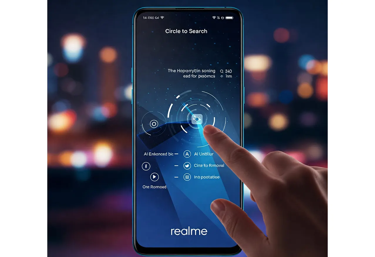 Realme GT 6T circle to search