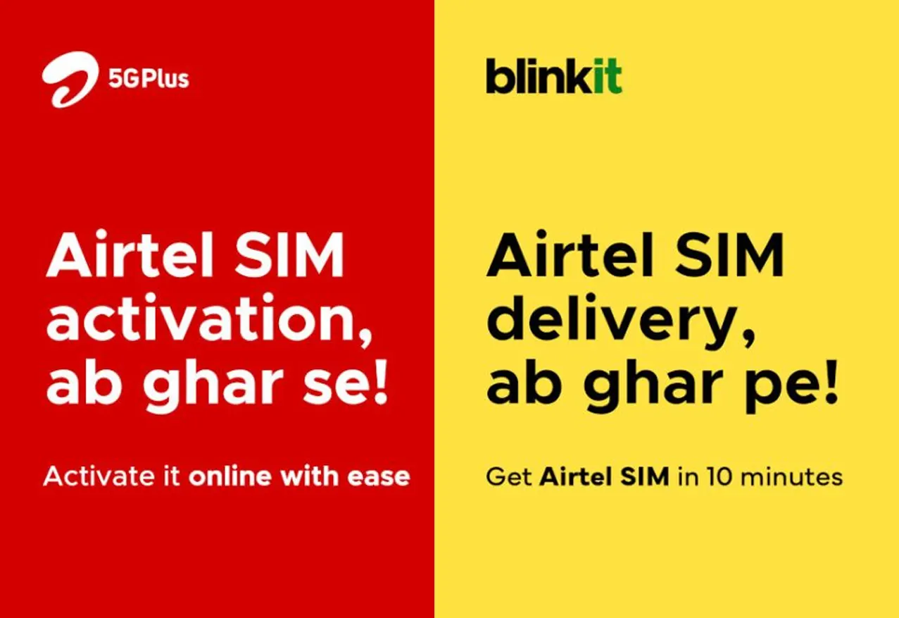 Airtel Blinkit SIM delivery 10 minutes