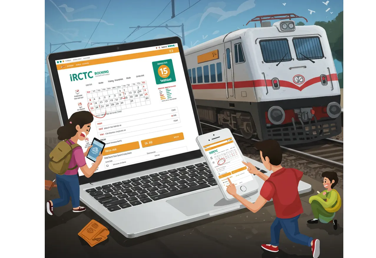 New Tatkal Train Booking Timings April 15