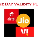 1 Day Validity Plan Airtel Vs Jio Vs Vi