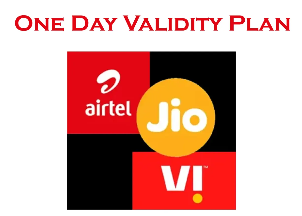1 Day Validity Plan Airtel Vs Jio Vs Vi