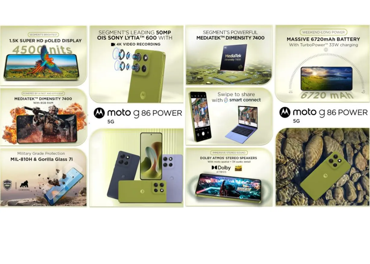 Moto G86 Power 5G Features