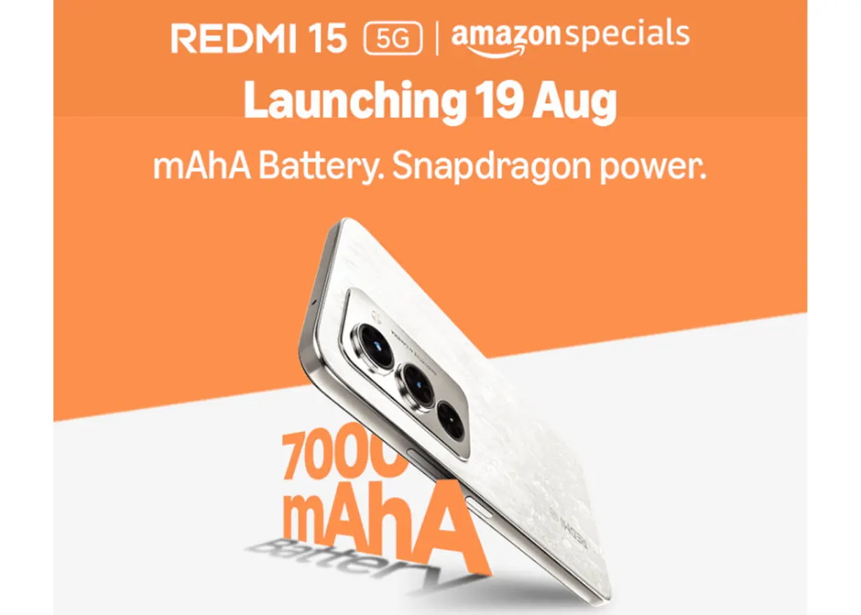 Redmi 15 5G India launch Poster