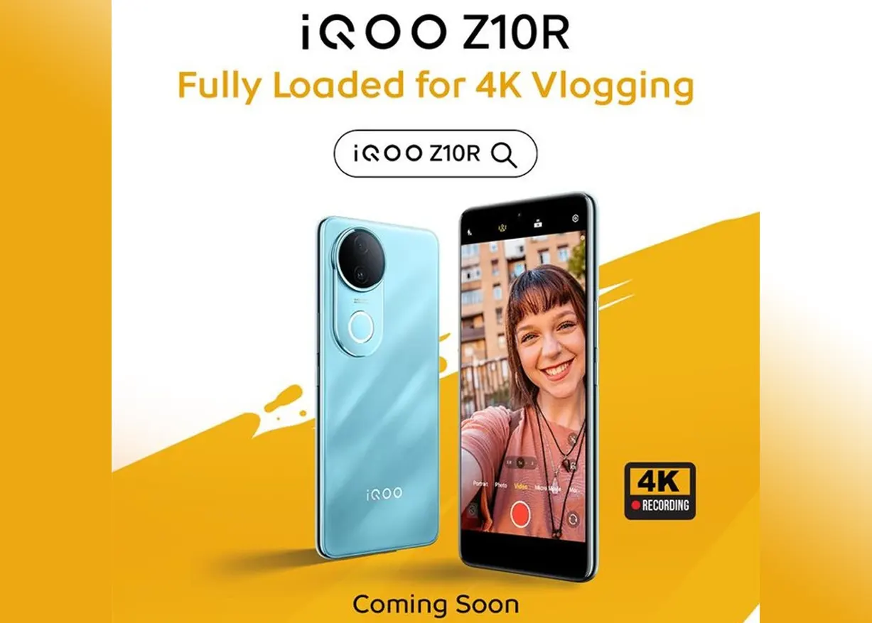 iQOO Z10R India launch Poster