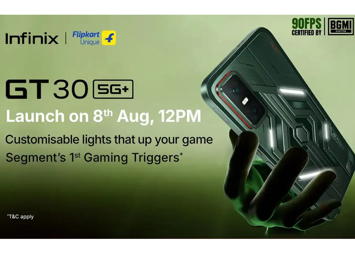 Infinix GT 30 5G+ India launch