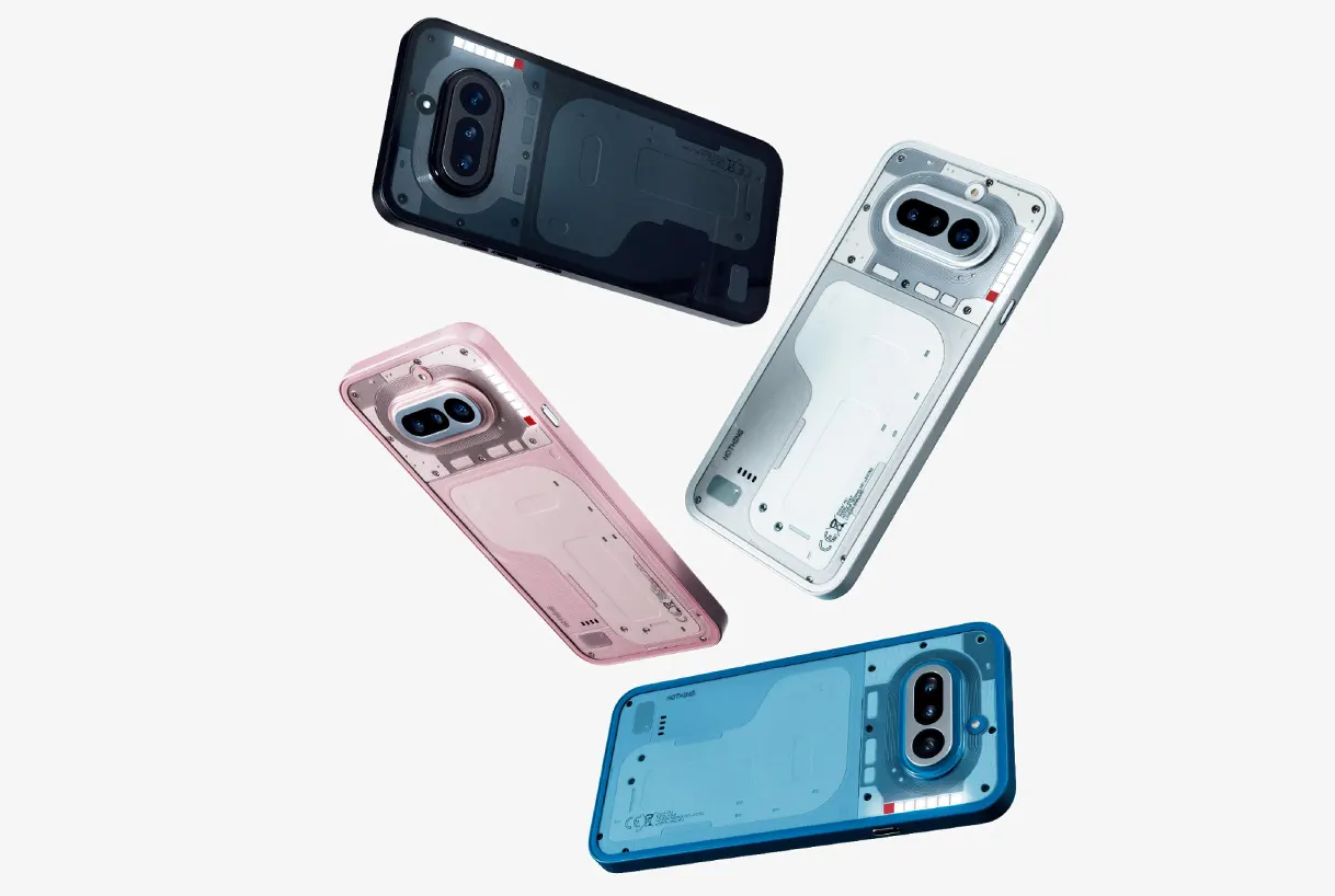 Nothing Phone 4a transparent colors