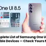 Samsung One UI 8.5 Eligible Devices