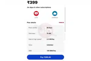 Jio Plan 399